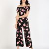 Acorn Printed Top & Palazzos Co-Cords Set - Image 4