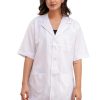 Acorn Unisex Lab Coat Half Sleeves Lab Coat Doctor Coat Women Coat Student Lab Coat Medical Coat Doctor - Image 3
