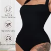 Acorn Square Neck Sleeveless Knit Ribbed Seamless Tummy Control Tank Tops Bodysuit🩱 - Image 2